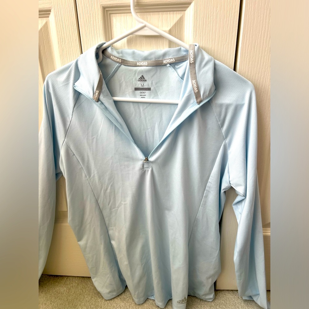 Light blue Women’s Adidas Quarterzip